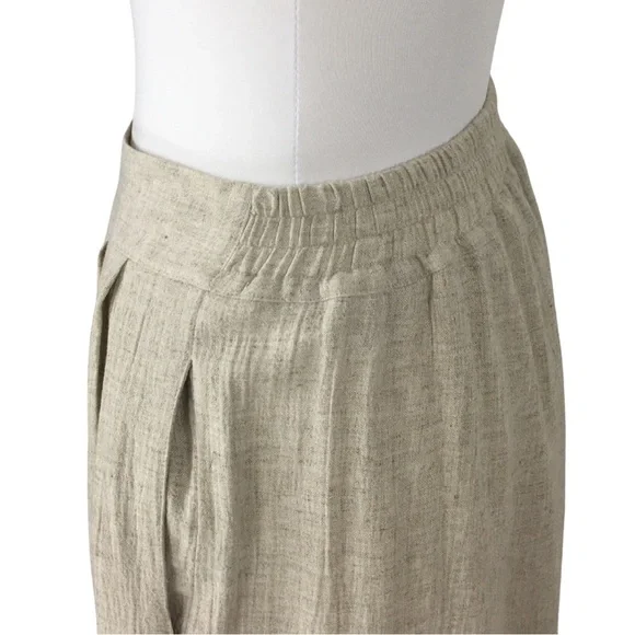 Vintage Sue Wong Linen 2 Piece Suit Jacket Gauchos Linen Wooden Beads size Small - Picture 14 of 16